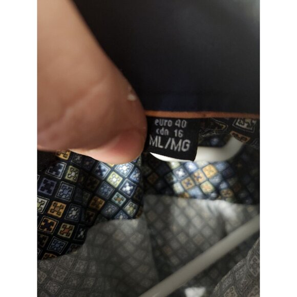 Anthony Of London Long Sleeves Dress Shirt Size ML Pre-Owned - Picture 4 of 10